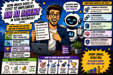 Article thumbnail: AI agent implementation cost